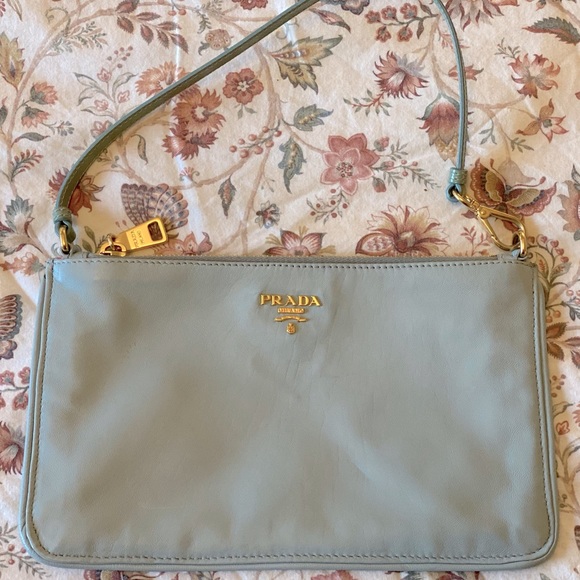 Prada Handbags - Authentic Prada leather pochette
